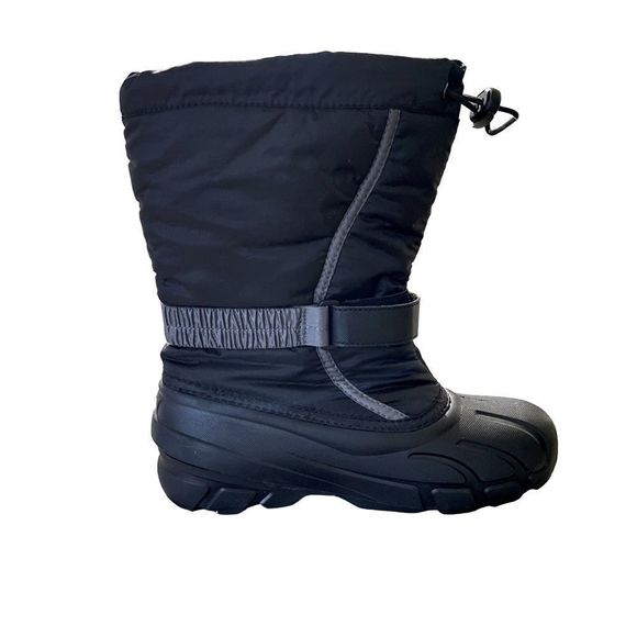 Sorel Youth Flurry Weather Resistant Snow Boot Color Blk/City Grey SZ 7 Unisex - Picture 5 of 7
